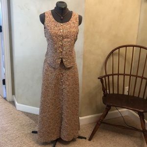 Liz Wear Skirt and Top Ensemble